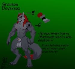 animal_genitalia anthro balls big_balls canid canine genitals grayson-devereux grayson_devereux male mammal mythological_canine mythological_creature mythology sheath solo werecanid werecanine werecreature werewolf