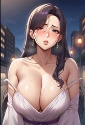 , 1girls ai_generated brush female female_only horny manhwa sex solo solo_focus