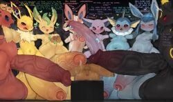 2023 9boys age_difference anthro balls big_balls big_penis brother brothers canid eevee eeveelution english_text espeon evolutionary_family femboy flareon forehead_gem foreskin fur gem genitals glaceon group hi_res huge_balls huge_cock humanoid_genitalia humanoid_penis hyper hyper_balls hyper_genitalia hyper_penis incest jolteon leafeon male male/male malesub mammal navel nintendo nipples partially_retracted_foreskin penis penis_size_difference pokemon pokemon_(species) quadruped red_gem sibling siblings size_difference small_but_hung smaller_male sylveon syuro tenting text through_wall translated translation_check umbreon vaporeon yellow_body yellow_fur