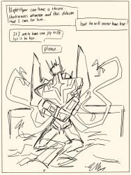 bigger_male comic comic_panel sex size_difference smaller_female soundblaster soundblaster_(oc) sparkplug star-the-skeleton tentacle_sex text transformers transformers_prime