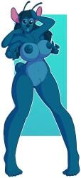 disney female human_to_anthro large_ass large_breasts lilo_and_stitch nani_pelekai nipples species_transformation stitch story_at_source tagme thick_thighs transformation wide_hips wrenzephyr2