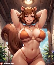 ai_generated aliusnext animal_ears ass big_ass big_breasts bikini breasts breasts hi_res highres huge_ass huge_breasts light-skinned_female light_skin marvel marvel_comics marvel_rivals patreon squirrel squirrel_ears squirrel_girl_(marvel) squirrel_tail tagme thick thick_ass thick_legs thick_thighs