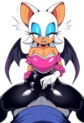 ai_generated cameltoe dry_humping fingering_through_clothes rouge_the_bat sonic_(series)