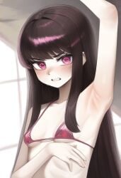 ai_generated armpit_fetish armpits embarrassed original_character