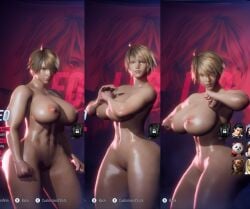 3d female female_only huge_breasts leo_kliesen mod tekken tekken_8