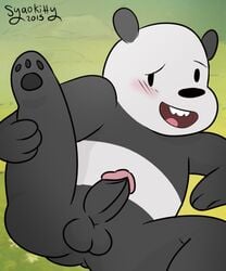 balls bear erection fur gay male male_only mammal panda panda_(character) penis sailorsyaoran solo we_bare_bears