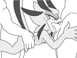 4chan_anon accipitrid accipitriform anthro avian backsack balls beak beak_fetish beak_play beak_sex beakjob bird bodily_fluids deep_throat eagle fan_character feathers fellatio female from_front_position gangbang genitals group group_sex hanging_on_partner held_up human lying male mammal missionary_position monochrome on_back oral oral_penetration penetration penile rough_sex sega sennet_the_secretary_eagle sex size_difference sonic_the_hedgehog_(series) sweat sweatdrop tail tail_feathers threesome thrust_lines thrusting tongue tongue_out trio