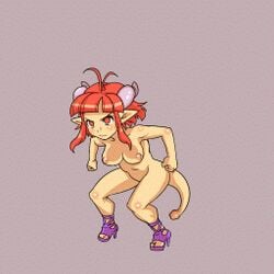 1futa animated breasts demon demon_girl ero_eater futanari horns monophallia nude ooshima_rushimaru penis penis_tail pixel_art solo succubus tail tail_penis