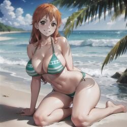 ai_generated charizardo female female_only nami_(one_piece) one_piece