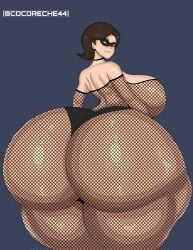 1female 1girls ass big_ass cocoreche elastigirl female female_only helen_parr solo_female tagme the_incredibles thick_ass twitter_link