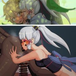 1girls 2boys 2koma aether_(genshin_impact) anal anus anus_worship asian_clothing bareback before_and_after big_cock big_penis black_penis blonde_hair blue_hair cheating color cuck cuckold cuckolding dark-skinned_male dark_skin doggy_style face_tattoo genshin_impact henzu-zu hi_res highres hoyoverse huge_cock huge_cock instant_loss instant_loss_2koma interracial interracial_sex kamisato_ayaka kiss_mark kiss_mark_on_penis kiss_marks kissing kissing_cheek large_penis light-skinned_female light-skinned_male lipstick lipstick_mark lipstick_on_balls lipstick_on_penis mihoyo netorare ntr oral oral_sex penis penis_out ponytail qos qos_tattoo queen_of_spades queen_of_spades_symbol queen_of_spades_tattoo rimjob rimming rimming_male sex slut slutty_outfit snowbunny testicles tongue tongue_fucking tongue_in_anus tongue_out tonguejob veiny_penis whore