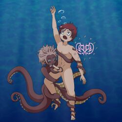 1boy 1girls aquatic asphyxiation assertive assertive_female bubbles cum dominant_female drowning ejaculation female_rapist femdom imminent_death male_rape_victim monster_girl octopus octopus_girl original_character original_characters projectsubby restrained reverse_rape scylla sea straight suffocation tentacle tentacle_on_male tentacle_rape tentacles_on_male underwater underwater_sex wrapped_up