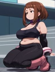 ai_generated ochako_uraraka slutty_outfit tagme uraraka_ochako