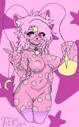 alien dandy's_world feline oc pink_hair roblox zibbley_(dandy_world_oc)