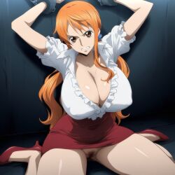 ai_generated female female_only gokoai high_heels nami_(one_piece) one_piece