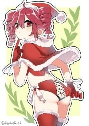 christmas degarashi_01 kasane_teto santa_costume synthesizer_v utau