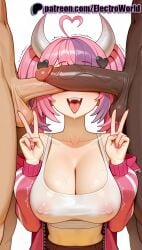 1boy 1girls 2025 ahoge ai_generated aqua_nails artist_name black_nails blue_nails breasts breasts breasts bust chest cleavage clothed_female_nude_male cock covered_nipples cum dark-skinned_male dark_skin dick double_v ejaculation electroworld erection exposed_nipples female fingernails foreskin green_nails hi_res high_quality high_resolution highres interracial ironmouse jacket large_penis long_fingernails motion_lines multicolored_nails nail_polish nipples nipples_outside nude patreon patreon_username penis penis_awe penis_on_face pink_nails precum purple_nails red_nails see-through solo_focus stable_diffusion straight testicles tongue tongue_out trembling twitching_penis two-tone_hair uncensored v virtual_youtuber vtuber w watermark wet_clothes yellow_nails