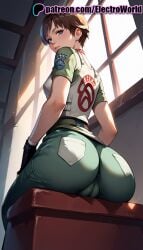 1girls ai_generated anus ass ass_focus asshole back bent_over big_ass big_butt blush breasts bubble_ass capcom curvaceous curvy curvy_body curvy_female electroworld female female female_focus female_only foot_fetish from_behind highres inviting_to_sex pussy pussy_juice rebecca_chambers resident_evil seductive seductive_look seductive_pose shiny_skin sitting solo solo_female squatting sweatdrop uncensored vagina voluptuous voluptuous_female