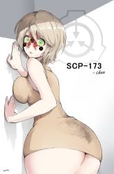 scp-173 from newgrounds by precipitation24