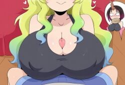 ai_generated elma_(dragon_maid) light-skinned_female light-skinned_futanari lovelyzen lucoa miss_kobayashi's_dragon_maid