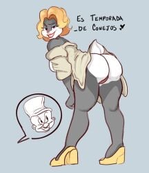 2boys big_ass bugs_bunny crossdressing elmer_fudd fake_breasts femboy hangedc_(artist) horny lipstick looney_tunes male marilyn_monroe seductive