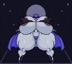 1girls animated artist_request dc dc_comics growth huge_breasts hyper raven_(dc) tagme teen_titans video
