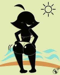 animated animated ass ass beach bikini bubble_butt cheesyboy888 fat_ass female female game_and_watch ms._game_and_watch sexy sexy_pose shaking_ass shaking_butt simple_animation swaying_ass video_game wide_hips