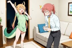 kobayashi from miss kobayashi's dragon maid by tehmar
