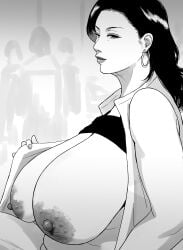 1girls breasts cleavage huge_breasts large_breasts smile