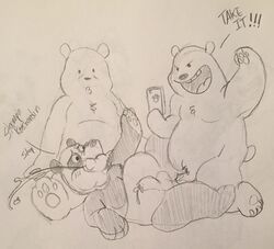 bear grizzly_bear male mammal panda polar we_bare_bears yaoi