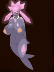 big_breasts breasts cave deadpliss diamond diancie female legendary_pokemon nintendo nipples nude pokemon pokemorph pussy video_games