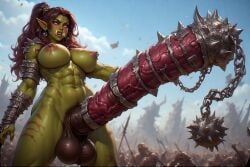 ai_generated armored_penis balls battle big_balls big_breasts breasts cock depraved247 fantasy futanari green-skinned_futa green_skin hairy horsecock huge_balls huge_cock huge_testicles hyper_penis intersex looking_at_viewer naked naked_futa nipple_piercings nude nude_futa orc orc_futa penis penis_piercing penis_weapon testicles thick_thighs thighs