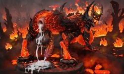 after_anal ai_generated cum cum_in_ass dota_2 feet futanari futasoles gaping_anus intersex shadow_fiend