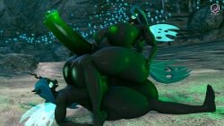 16:9 3d_(artwork) 4k absurd_res animal_genitalia animal_penis anthro arthropod ass balls big_balls big_breasts big_butt bodily_fluids breasts changeling cowgirl_position digital_media_(artwork) duo equid equine equine_genitalia equine_penis erection female friendship_is_magic from_front_position futanari genital_fluids genitals green_eyes hasbro hi_res huge_balls huge_breasts huge_butt hyper hyper_balls hyper_genitalia intersex intersex/intersex lucy_moon mammal my_little_pony mythological_creature mythological_equine mythology nipples nude on_bottom on_top penetration penile penile_penetration penis queen_chrysalis_(mlp) sex sibling_(lore) smile solo twins_(lore) widescreen