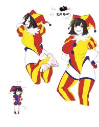 evil pomni (the amazing digital circus) from glitch productions