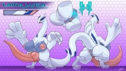 ass big_ass big_breasts big_butt big_penis breasts female generation_2_pokemon genitals hi_res huge_ass huge_breasts huge_butt huge_cock hyper hyper_genitalia hyper_penis laina_lugia legendary_pokemon lugia male nintendo penis pokemon pokemon_(species) reference_image sajik