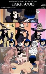 2girls 2girls5boys alex_the_prostitute alex_the_prostitute_(comic) big_ass big_breasts black_hair black_lipstick black_nails black_toenails blowjob blue_eyes blue_hair blue_lipstick blue_nails bluestrikerbomber clothed clothed_female comic comic_page crossover dark_souls dominodancing33 female gangbang goth goth_girl gruulguy handjob hollow_(species) kina_the_witch makeup naked naked_female outdoor_nudity outdoors outdoors_sex page_2 prostitute prostitution red_eyes riding_penis spitroast tattoo tattoo_on_butt tattoo_on_legs tattooed_arm vaginal_penetration witch witch_hat