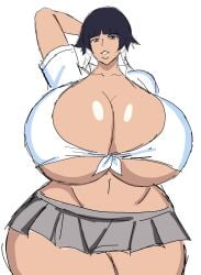 bleach cleavage female female_only momiji_(artist) shonen_jump shueisha soifon tagme twitter_link weekly_shonen_jump weekly_shounen_jump