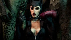 1girls 2boys 3d argonian batman:_arkham_city batman_(series) black_hair bodysuit breasts cat_ears catwoman cleavage clothed_female crossover cum cum_in_mouth cum_on_breasts cum_on_face cum_on_upper_body dc dc_comics eyeshadow facial female gloves green_eyes hand_on_penis handjob human large_penis male nude_male penis red_lipstick reptile scales sfmarvel sharp_fingernails short_hair source_filmmaker the_elder_scrolls tongue_out unzipping