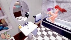 1girls 3d animated bent_over cum cum_in_pussy cum_inside futa_on_female futanari himeko_(honkai:_star_rail) honkai:_star_rail honkai_(series) hoyoverse kafka_(honkai:_star_rail) moaning sex shower shower_sex sound tagme vaginal_sex video