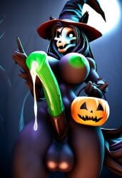 ai_generated anthro candy_bucket dickgirl equine_penis full_moon futa_only futanari gradient_penis green_nipples green_penis halloween mal0 malo nai_diffusion novelai precum precum_string pumpkin scp-1471 scp-1471-a scp-1471-a_(cumminham) scp_foundation self_upload weedvee420