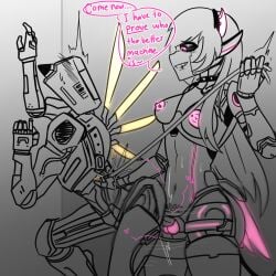 ali_(cute_deth) artist_self-insert artist_upload backshots bent_over emo_robot english english_text machine machine_girl pulling_wires robot robot_girl runa_(vrchat) self_insert self_upload ultrakill v1_(ultrakill) wireplay yanking