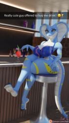 3d_(artwork) alcohol anthro ass beverage big_ass big_breasts big_butt blender_(artwork) blender_cycles blue_body breasts caption claws clothed clothed_anthro clothed_female clothing cobra cocktail container cup curvy_figure digital_media_(artwork) feet female furry furry_female glass glass_container glass_cup hi_res hourglass_figure huge_breasts huge_thighs lizard looking_at_viewer markings multicolored_body multicolored_scales non-mammal_breasts outside partially_clothed poolside reptile scales scalie scalie_female smile smiling_at_viewer snake snake_hood solo striped_body striped_markings striped_tail stripes swimwear szarla_(xelli) tail tail_markings thick_thighs tight_clothing toe_claws ventral_scales wide_hips xelli yellow_eyes