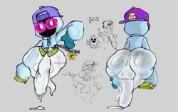 artist_request ass big_penis brawl_stars breasts colette_(brawl_stars) dick doodle femboy gay ghost shade_(brawl_stars) spike_(brawl_stars) text transparent xd
