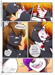 ailurid anal anthro ass big_butt bite blue_eyes blush domestic_cat dragon dragunny felid feline felis femboy fur hi_res holding_head hot-gothics hybrid lagomorph leporid mammal morphi_(character) mythological_creature mythological_scalie mythology neck_bite oral purple_eyes rabbit red_panda rimming scalie sex white_body white_fur