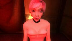 3d big_breasts breasts brothel collar hitman hitman_contact_(2004) hooker io-interactive large_breasts official_art pink_clothing pink_hair prostitution screenshot see-through see-through_top video_games white_skin whore