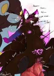 2025 4_toes anal anal_fluids anal_orgasm anal_sex animal_genitalia animal_penis anthro anthro_on_feral anthro_penetrated anus areola biped blue_body blue_fur bodily_fluids breasts brown_body brown_fur brown_tail canid canine canine_genitalia canine_penis clenched_teeth clitoral_hood clitoris dialogue digital_media_(artwork) duo ejaculation english_text erection feet female female_penetrated feral feral_penetrating feral_penetrating_anthro feral_penetrating_female fox fur generation_4_pokemon genital_fluids genitals grey_body grey_fur hands-free hi_res humanoid_genitalia humanoid_vulva knot knotted_penis large_insertion lone_(lonewolffl) lonewolffl looking_pleasured luxray male male/female male_on_anthro male_penetrating male_penetrating_anthro male_penetrating_female mammal multi_tail nintendo nipples orgasm penetration penile penile_penetration penis penis_in_ass pokemon pokemon_(species) quadruped red_sclera sex tail teeth text toes vaginal_fluids vaginal_squirting vaginal_squirting_while_penetrated vulva womb_tattoo yellow_eyes zoophilia