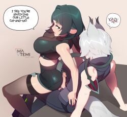 2d animal_humanoid ass big_breasts big_butt black_hair blue_eyes breasts cat_ears cat_humanoid clothed clothing dialogue duo english_text erection felid felid_humanoid feline feline_humanoid female femdom femdom_caption genitals grey_hair hair hi_res hot_dogging humanoid humanoid_genitalia humanoid_on_humanoid humanoid_penis jane_doe_(zenless_zone_zero) legwear male male/female mammal mammal_humanoid matemi mihoyo mouse_ears mouse_girl mouse_tail murid murid_humanoid murine murine_humanoid penis rat_humanoid rodent rodent_humanoid seth_lowell sex shiroo_va shorter_than_10_seconds sound sound_edit sound_effects speech_bubble succuainivoice tagme text thiren video video_game_character video_games voice_acted zenless_zone_zero