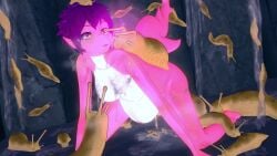 1girls 3d 3d_(artwork) airi_(xboxking37) anthro anthro_on_feral bestiality_impregnation breasts cave female hypnosis hypnosis impregnation insectophilia insects interspecies koikatsu legs rape sex shark shark_girl slime_(substance) slug xboxking37 zoophilia zoophilia_pregnancy