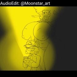 1_eye 1boy 1girls animated animated animation artist_name artist_request big_breasts breasts cum_in_pussy huge_ass huge_balls huge_butt huge_cock huge_cock hung hyper hyper_ass hyper_balls lantern moan moaning moaning_in_pleasure moonstar_art mp4 oc penetration sex small_but_hung smaller_male sound sound_effects sound_warning tagme tagme_(artist) taller_girl truezeikkunsfw vaginal_penetration video violation